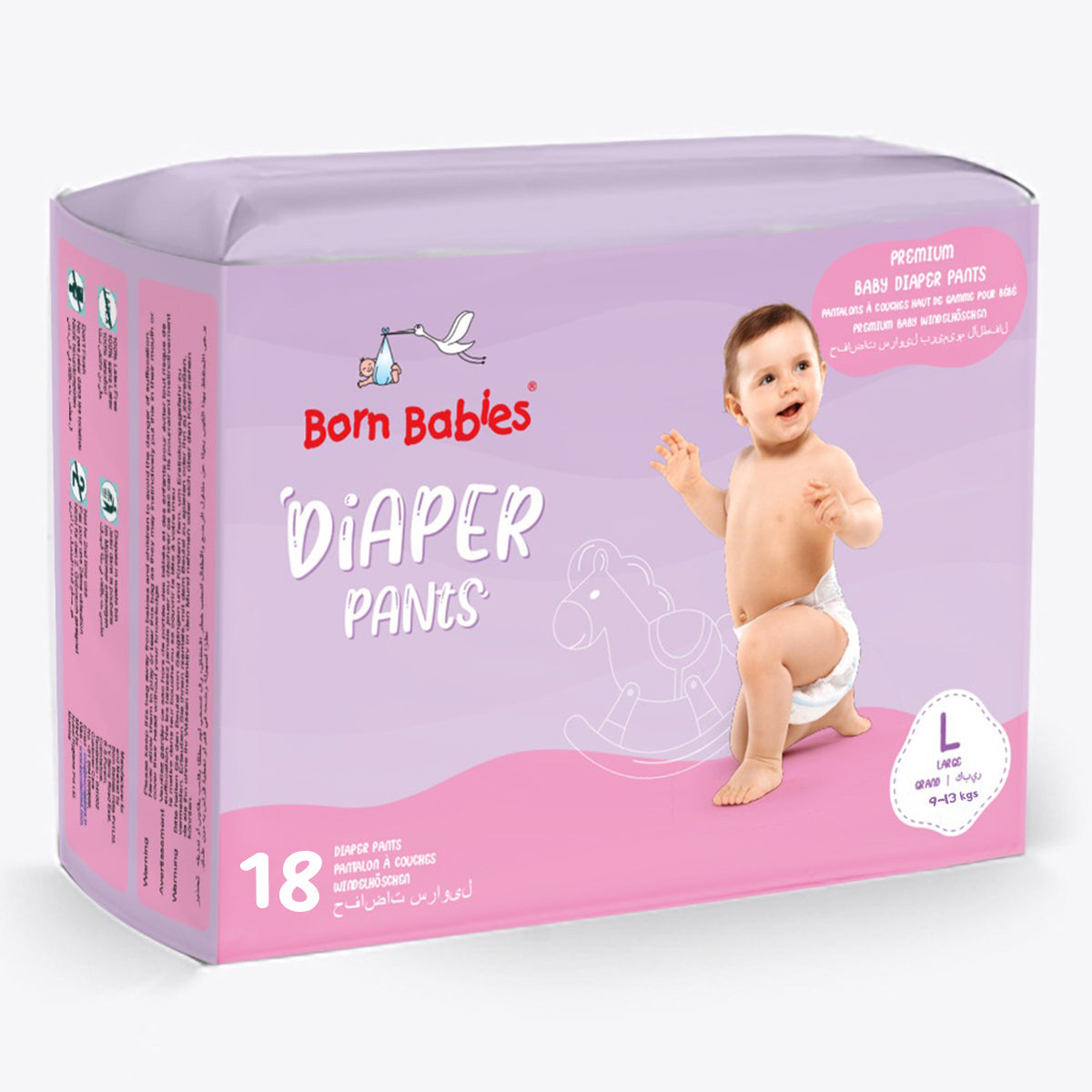 Baby Diaper Pants  Three Layer Leakage Protection High Absorb-M (20 Pieces)