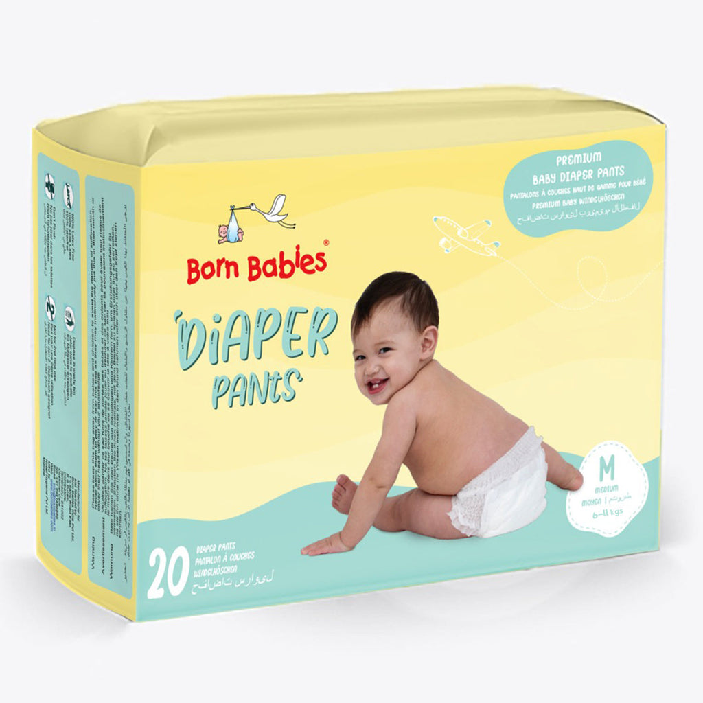 Baby Diaper Pants  Three Layer Leakage Protection High Absorb-M (20 Pieces)