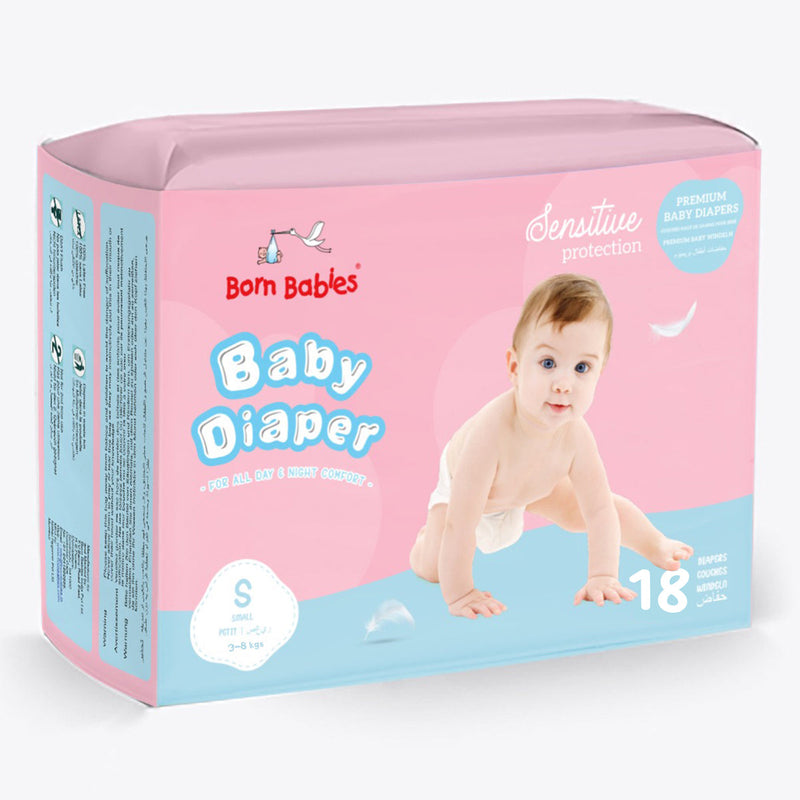 Baby Tape Diaper  Three Layer Leakage Protection High Absorb-NB(20 Pieces)