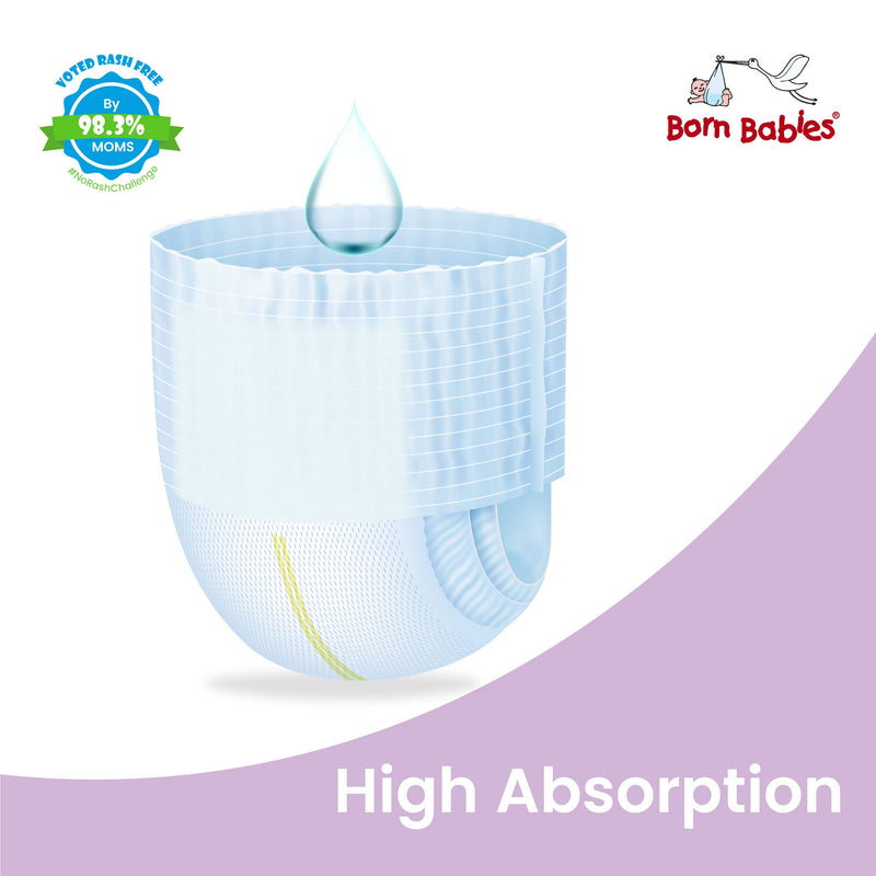 Baby Diaper Pants  Three Layer Leakage Protection High Absorb-M (20 Pieces)