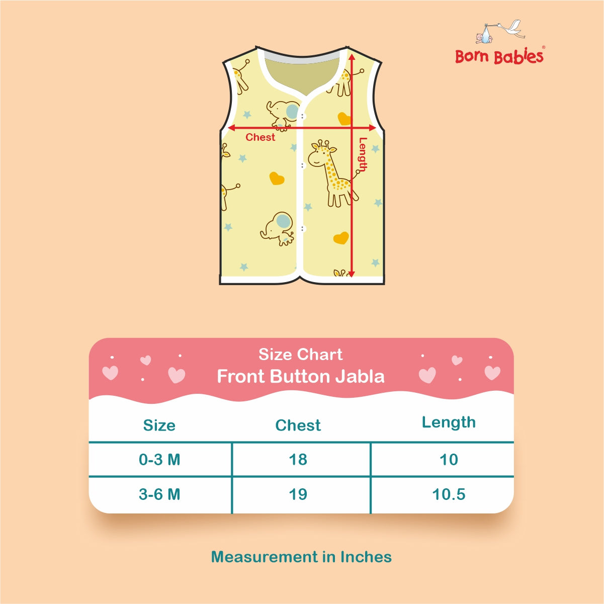 Born Babies Baby Boy & Baby Girl Organic Muslin cotton White  & Pink Printed Sleeveless Front Open Button Jablas